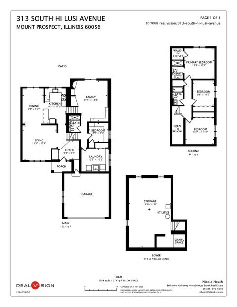 Tiny photo for 313 S Hi Lusi Avenue, Mount Prospect, IL 60056 (MLS # 12663699)
