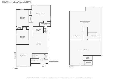 Tiny photo for 414 W Meadow Lane, Walcott, IA 52773 (MLS # 12592249)