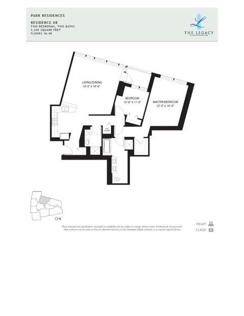 Tiny photo for 60 E MONROE Street #3808, Chicago, IL 60603 (MLS # 12556407)