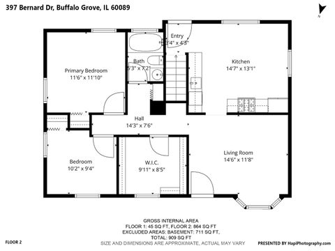 Tiny photo for 397 Bernard Drive, Buffalo Grove, IL 60089 (MLS # 12623939)