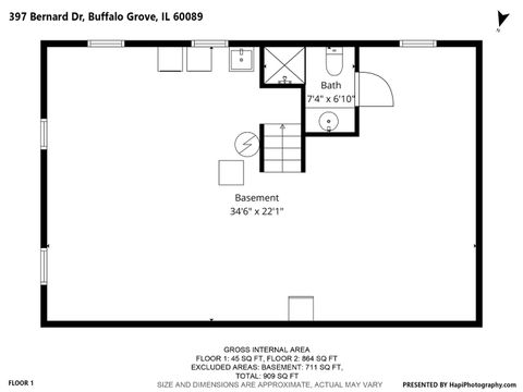 Tiny photo for 397 Bernard Drive, Buffalo Grove, IL 60089 (MLS # 12623939)