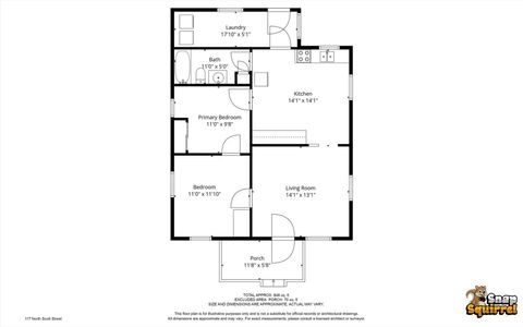 Tiny photo for 117 N Scott Street, Westville, IL 61883 (MLS # 12629162)