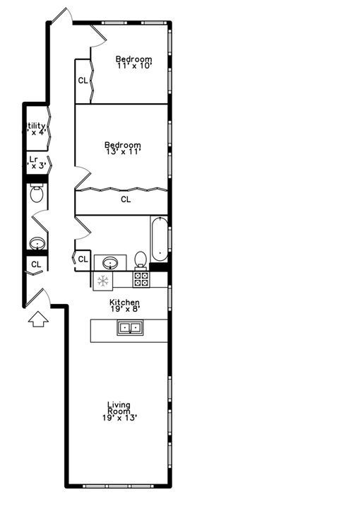 Tiny photo for 3817 S Ellis Avenue #101, Chicago, IL 60653 (MLS # 12338993)