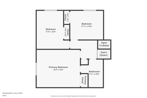 Tiny photo for 3518 Jacqueline Drive, Crete, IL 60417 (MLS # 12583917)