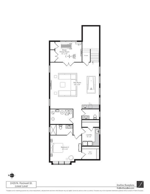Tiny photo for 2429 N Rockwell Street, Chicago, IL 60647 (MLS # 12633471)