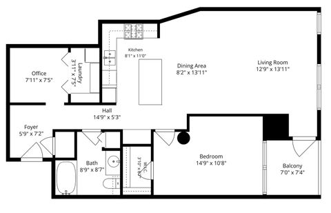 Tiny photo for 1255 S STATE Street #708, Chicago, IL 60605 (MLS # 12667208)