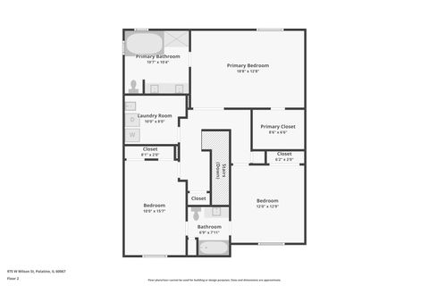 Tiny photo for 975 W Wilson Street, Palatine, IL 60067 (MLS # 12613059)