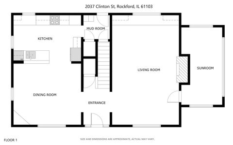 Tiny photo for 2037 Clinton Street, Rockford, IL 61103 (MLS # 12545586)