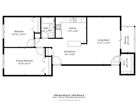 Tiny photo for 1002 Spruce Street #2B, Glendale Heights, IL 60139 (MLS # 12483012)