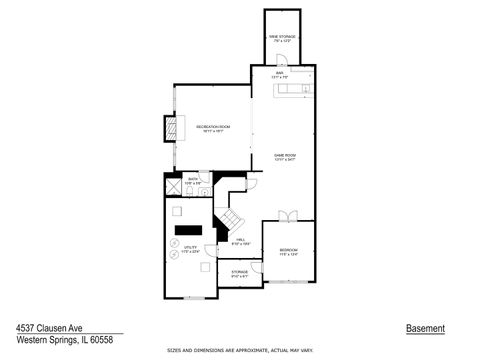 Tiny photo for 4537 Clausen Avenue, Western Springs, IL 60558 (MLS # 12372384)