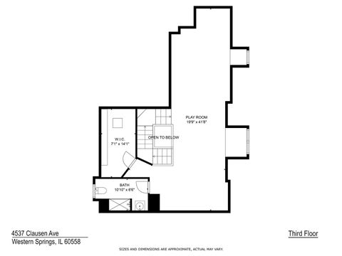 Tiny photo for 4537 Clausen Avenue, Western Springs, IL 60558 (MLS # 12372384)