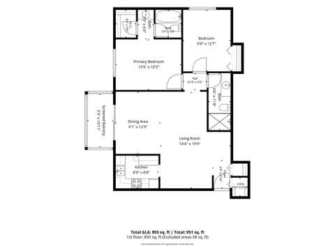Tiny photo for 5707 129th Street #2D, Crestwood, IL 60418 (MLS # 12700739)