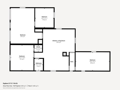Tiny photo for 217 E 11th Street, Lockport, IL 60441 (MLS # 12568779)