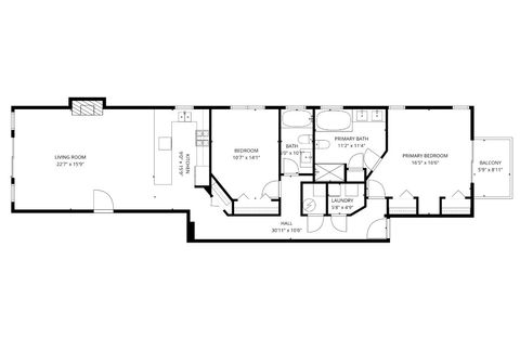 Tiny photo for 1751 W DIVISION Street #2E, Chicago, IL 60622 (MLS # 12626458)