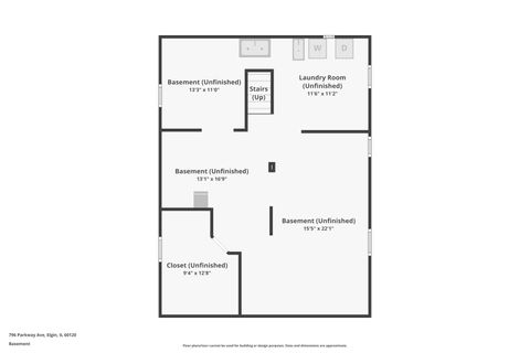 Tiny photo for 796 Parkway Avenue, Elgin, IL 60120 (MLS # 12609655)