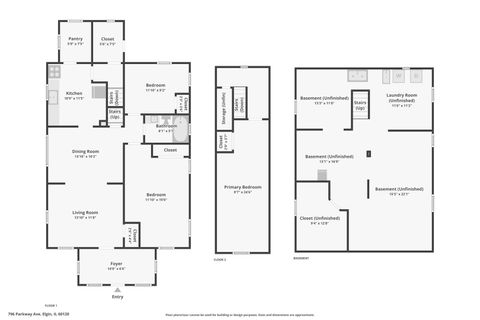 Tiny photo for 796 Parkway Avenue, Elgin, IL 60120 (MLS # 12609655)