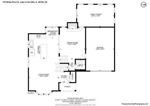 Tiny photo for 775 White Pine Circle, Lake In The Hills, IL 60156 (MLS # 12501795)
