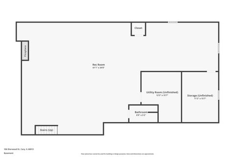 Tiny photo for 106 Sherwood Drive, Cary, IL 60013 (MLS # 12645817)