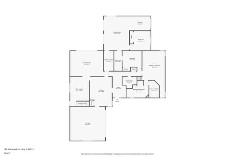 Tiny photo for 106 Sherwood Drive, Cary, IL 60013 (MLS # 12645817)
