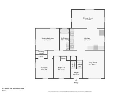 Tiny photo for 875 LARKDALE Row, Wauconda, IL 60084 (MLS # 12728120)