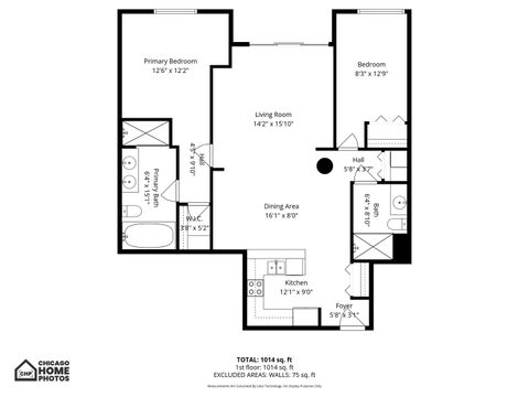 Tiny photo for 1322 S PRAIRIE Avenue #405, Chicago, IL 60605 (MLS # 12622838)