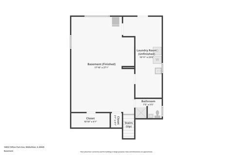 Tiny photo for 14832 Clifton Park Avenue, Midlothian, IL 60445 (MLS # 12613991)