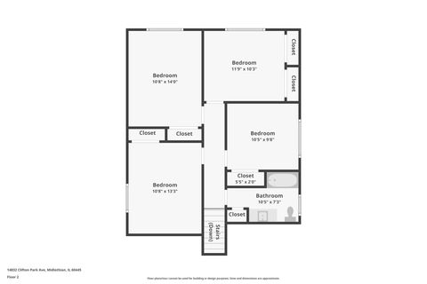 Tiny photo for 14832 Clifton Park Avenue, Midlothian, IL 60445 (MLS # 12613991)