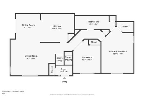 Tiny photo for 2750 shelly Lane, Aurora, IL 60504 (MLS # 12582721)