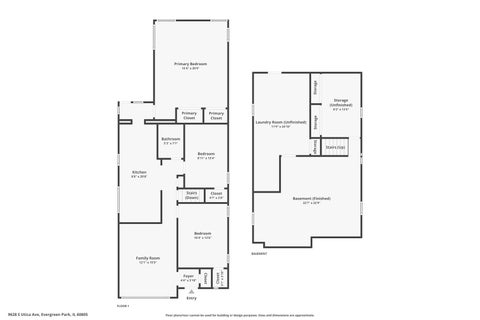 Tiny photo for 9628 S Utica Avenue, Evergreen Park, IL 60805 (MLS # 12725384)