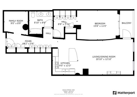 Tiny photo for 700 N Larrabee Street #1406, Chicago, IL 60654 (MLS # 12500552)