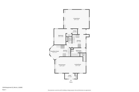 Tiny photo for 1246 Wauponsee Street, Morris, IL 60450 (MLS # 12578893)