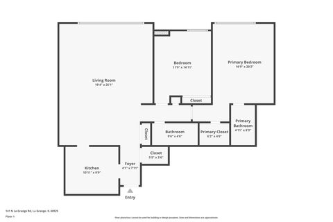 Tiny photo for 141 N La Grange Road #803, La Grange, IL 60525 (MLS # 12512849)