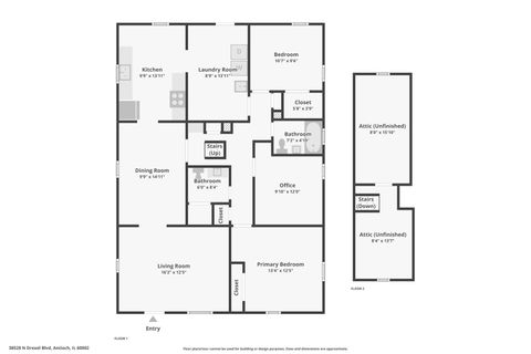 Tiny photo for 38528 N Drexel Boulevard, Antioch, IL 60002 (MLS # 12573718)