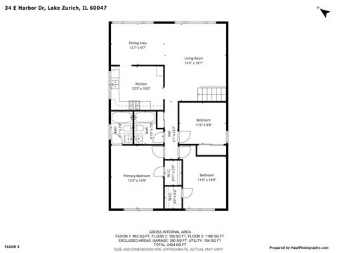 Tiny photo for 34 E Harbor Drive, Lake Zurich, IL 60047 (MLS # 12570705)