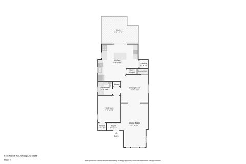 Tiny photo for 5435 N Lieb Avenue, Chicago, IL 60630 (MLS # 12606428)