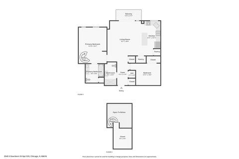 Tiny photo for 2545 S Dearborn Street #533, Chicago, IL 60616 (MLS # 12760133)