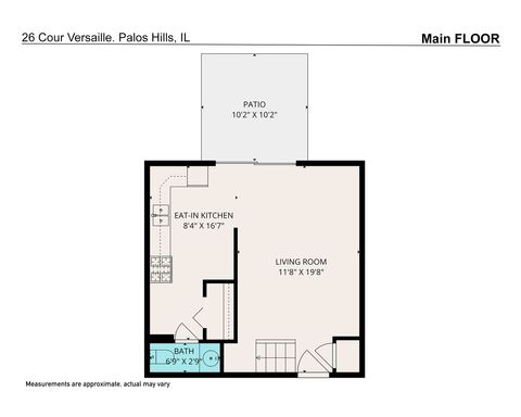 Tiny photo for 26 Cour Versaille Court #26, Palos Hills, IL 60465 (MLS # 12500387)