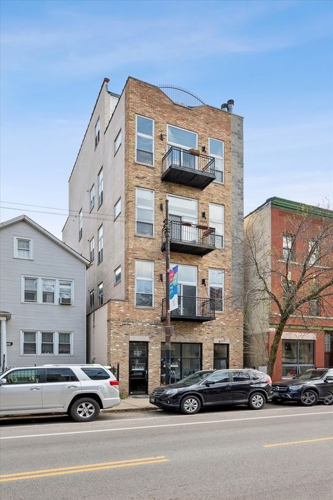 Tiny photo for 2117 W Belmont Avenue #4, Chicago, IL 60618 (MLS # 12607885)