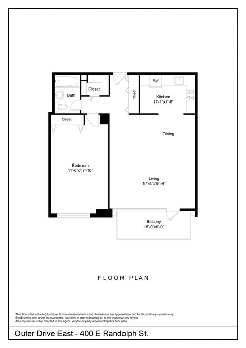 Tiny photo for 400 E Randolph Street #1515, Chicago, IL 60601 (MLS # 12579924)