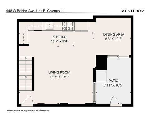 Tiny photo for 648 W Belden Avenue #B, Chicago, IL 60614 (MLS # 12511277)
