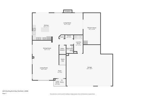 Tiny photo for 26415 Rustling Birch Way, Plainfield, IL 60585 (MLS # 12608858)
