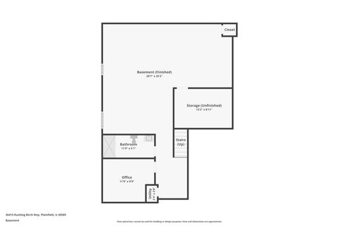 Tiny photo for 26415 Rustling Birch Way, Plainfield, IL 60585 (MLS # 12608858)