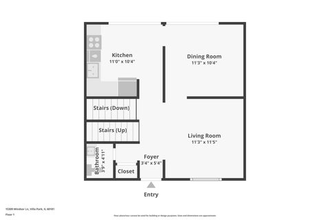 Tiny photo for 1S309 Windsor Lane, Villa Park, IL 60181 (MLS # 12776321)