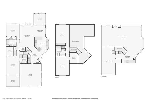 Tiny photo for 1766 Pebble Beach Drive, Hoffman Estates, IL 60169 (MLS # 12621626)