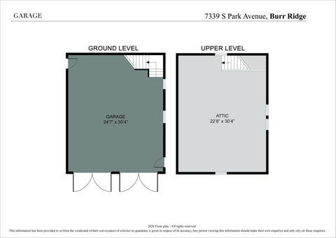 Tiny photo for 7339 S Park Avenue, Burr Ridge, IL 60527 (MLS # 12654333)