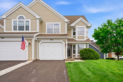 Photo of 605 Kingsbridge Drive, Carol Stream, IL 60188 (MLS # 12642517)
