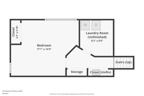 Tiny photo for 510 Dulles Road, Des Plaines, IL 60016 (MLS # 12474774)