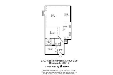 Tiny photo for 2303 S Michigan Avenue #208, Chicago, IL 60616 (MLS # 12503472)