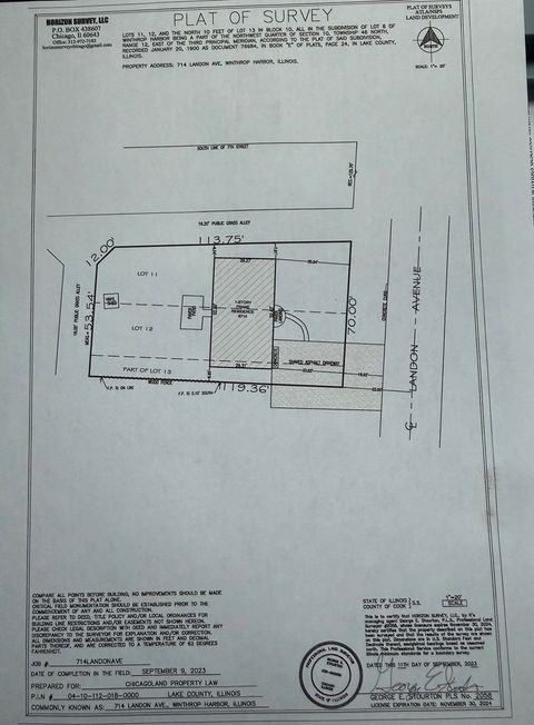 Tiny photo for 714 Landon Avenue, Winthrop Harbor, IL 60096 (MLS # 12591774)