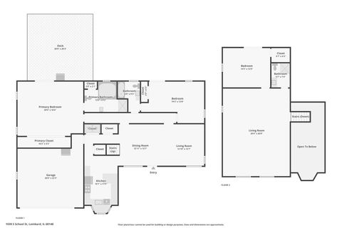 Tiny photo for 1039 S School Street, Lombard, IL 60148 (MLS # 12528381)